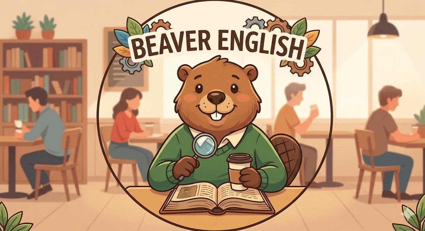 河狸阅读品牌插画